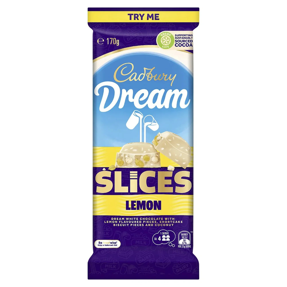 Cadbury Dream Slices Lemon (Australia) 170g