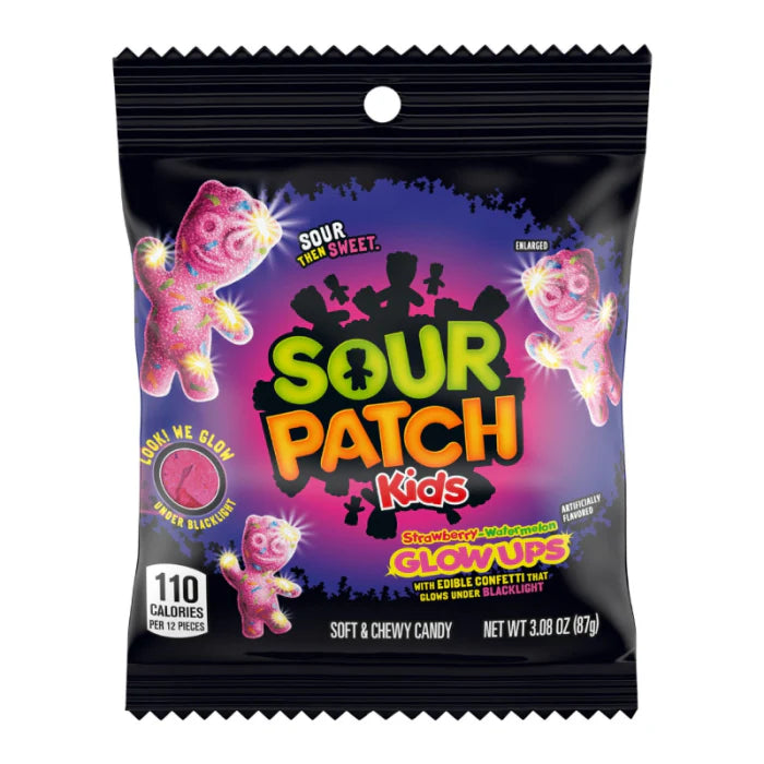 Sour Patch Kids GlowUps Peg Bag – 87g