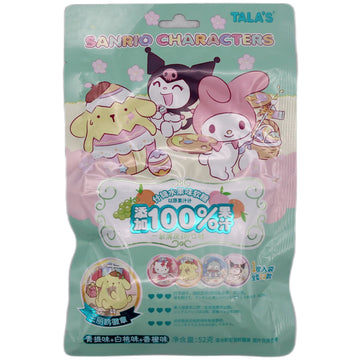 Tala's Sanrio Grape, Peach and Orange Soft Candy 52g (Best Before September 2026)