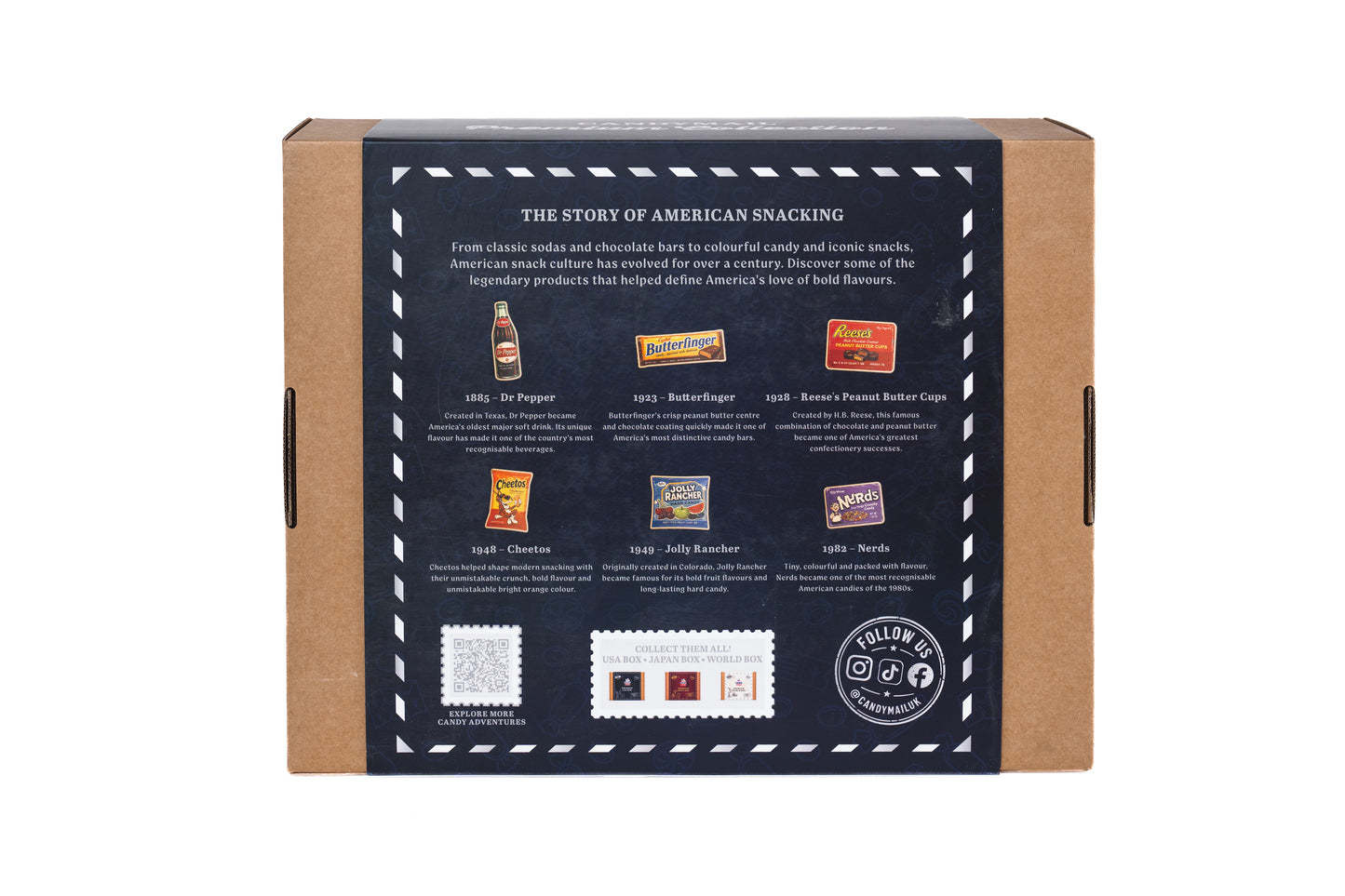 
                  
                    American Candy & Snack Mystery Box – Premium Edition
                  
                