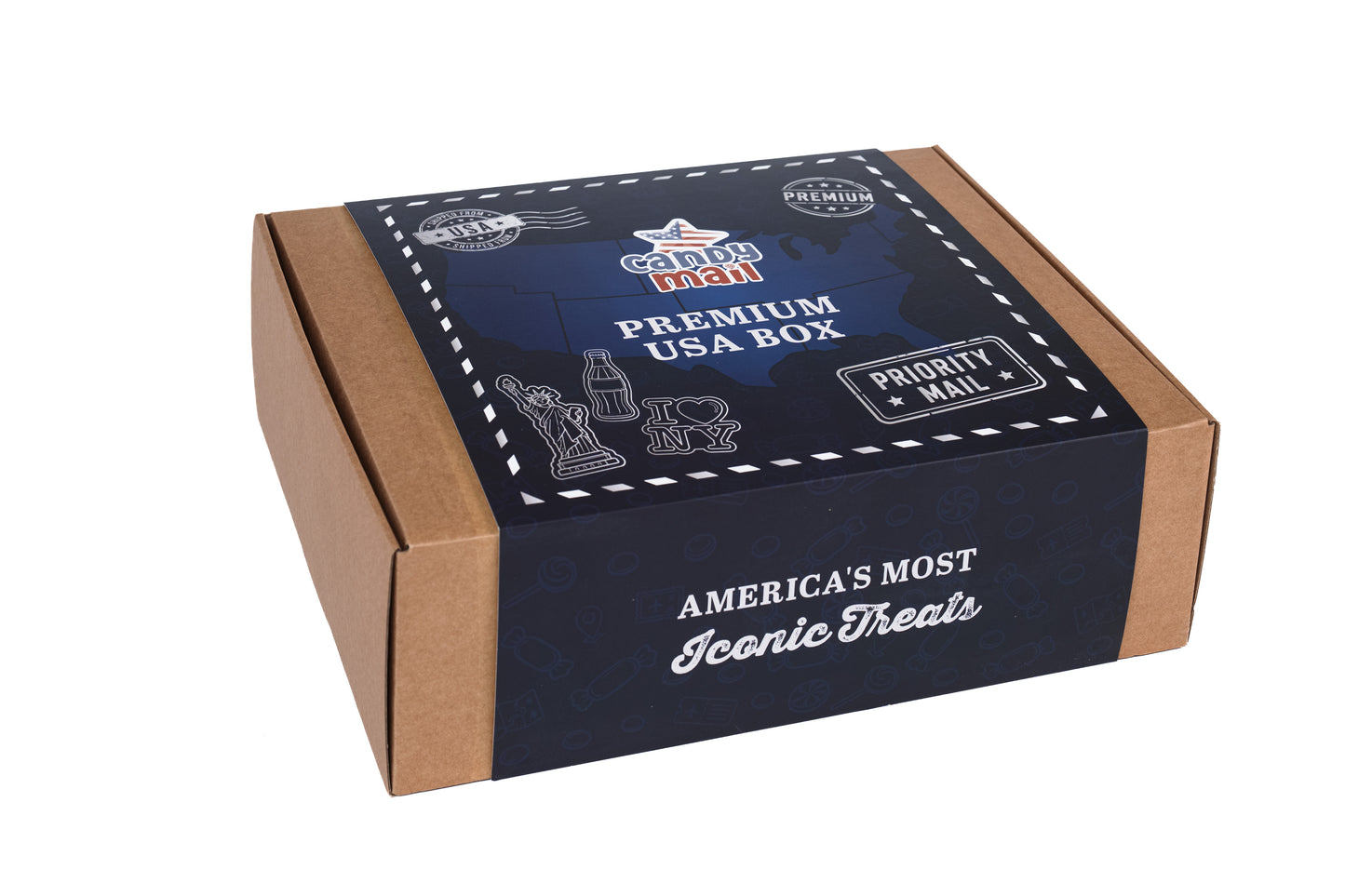 
                  
                    American Candy & Snack Mystery Box – Premium Edition
                  
                