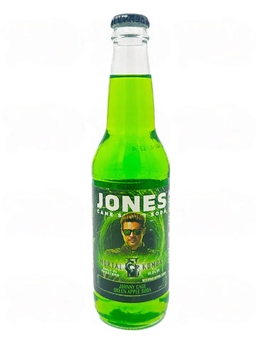 Jones Soda Mortal Kombat II Johnny Cage Green Apple 355ML