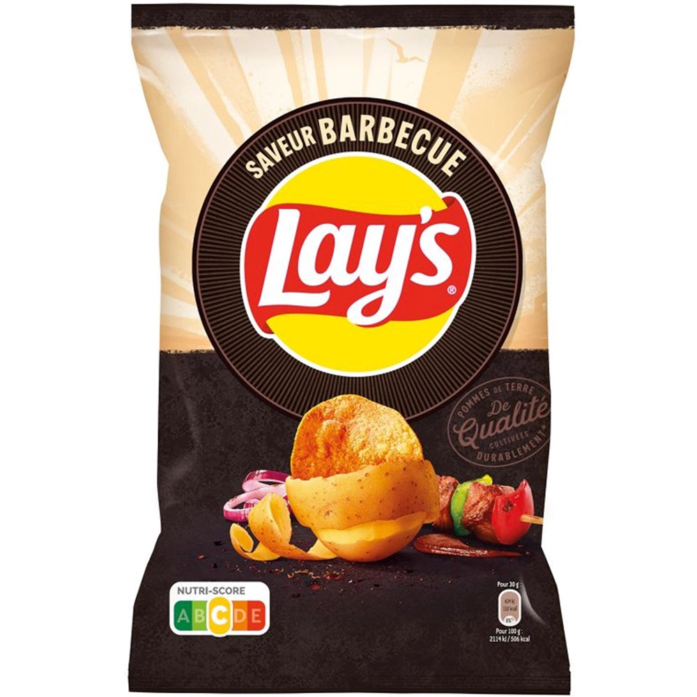 Lay’s Barbecue Crisps – 145g (France) Best Before (27/05/25)