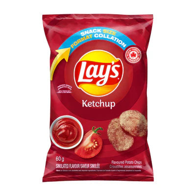 Lay's Ketchup Crisps (Canada) 60g