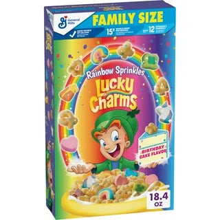 Lucky Charms Rainbow Sprinkles Cereal 521g
