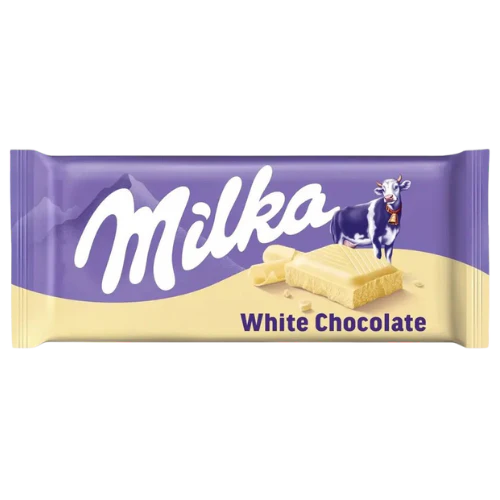 Milka White Chocolate 90g