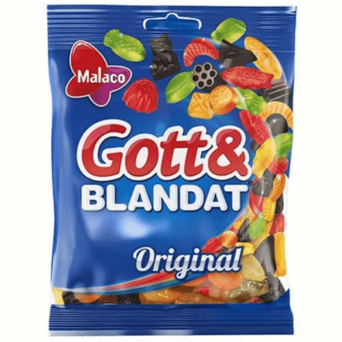Malaco Gott & Blandat Original – 160g (Sweden)