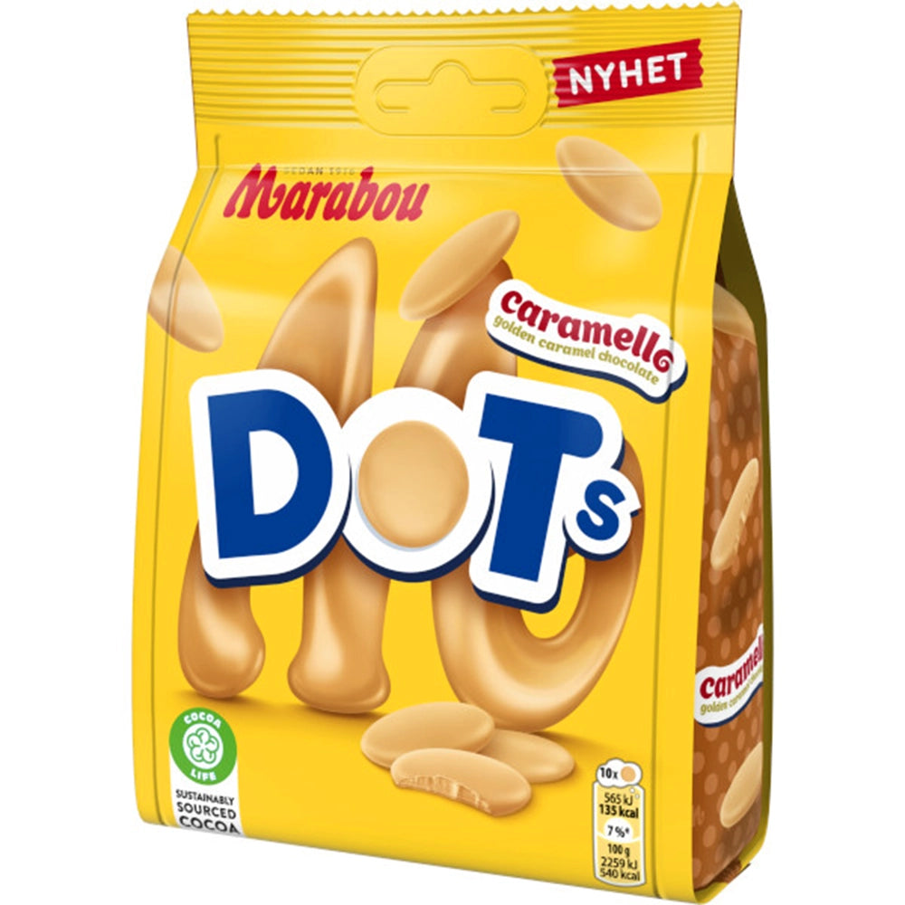 Marabou Dots Caramello – 120g (Sweden)