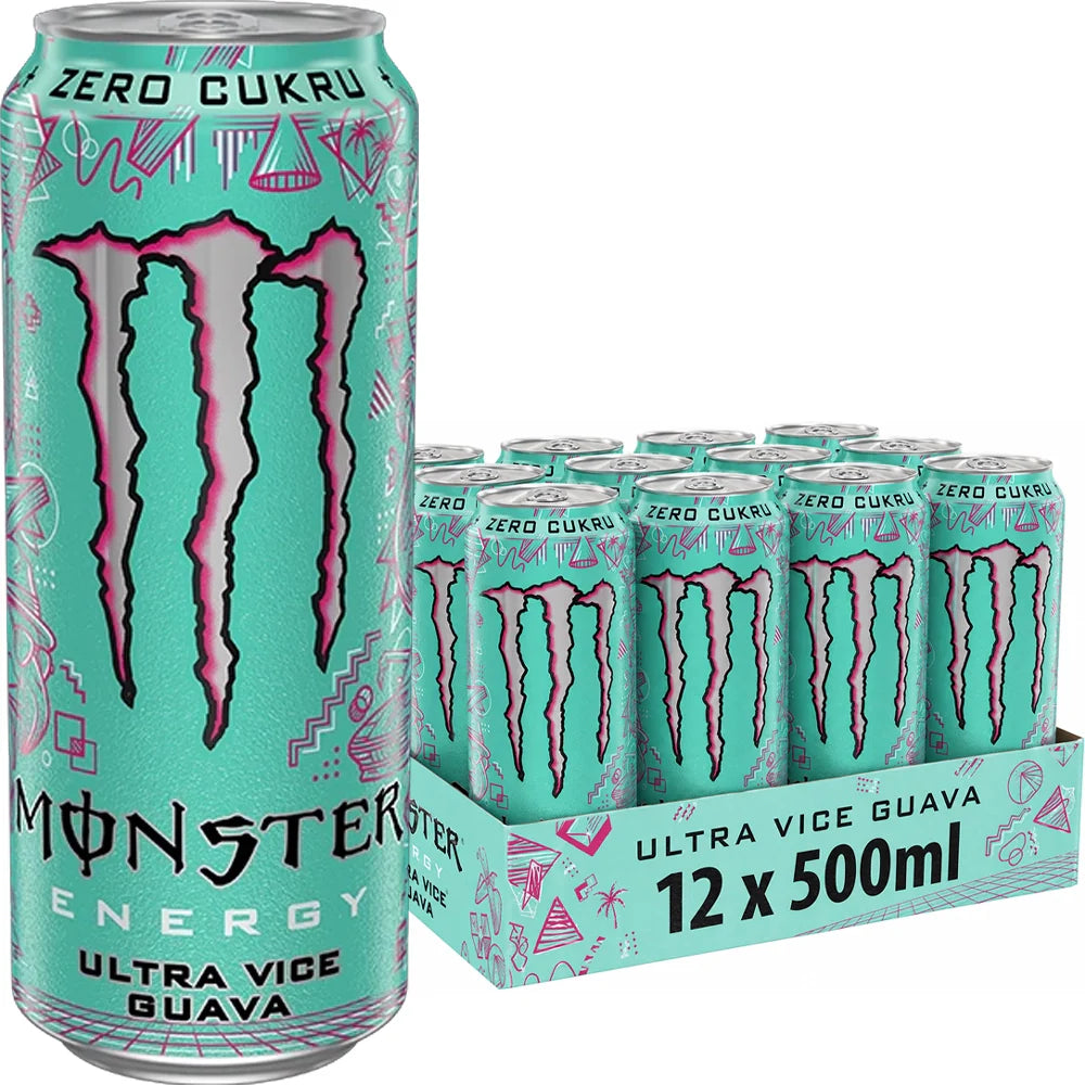 12x Monster Energy Ultra Vice Guava 500ml EU edition – Candymail UK