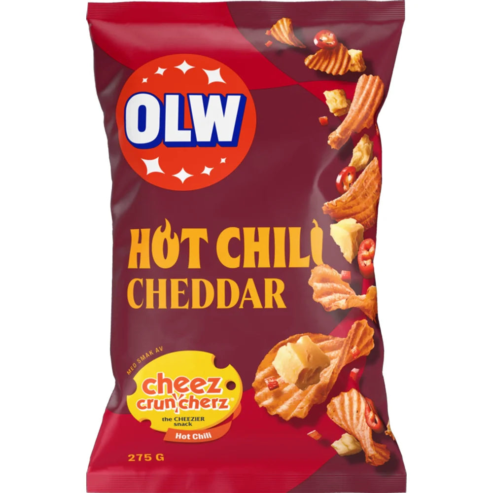 OLW Hot Chilli Cheddar 175g (Sweden) BEST BEFORE MARCH 2026 - Candymail UK