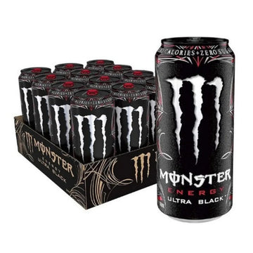 Case of Monster Energy Ultra Black EU 12x 500ml