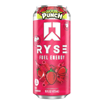 Ryse Energy Sour Punch Strawberry 473ml