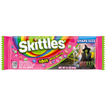 Skittles Sour Wild Berry Skittles 51g (Best Before October 2026)