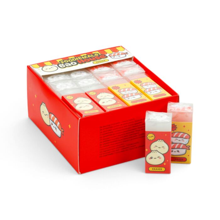 
                  
                    Foodiemals Bao House Bao Bun & Sushi Eraser 1 supplied
                  
                