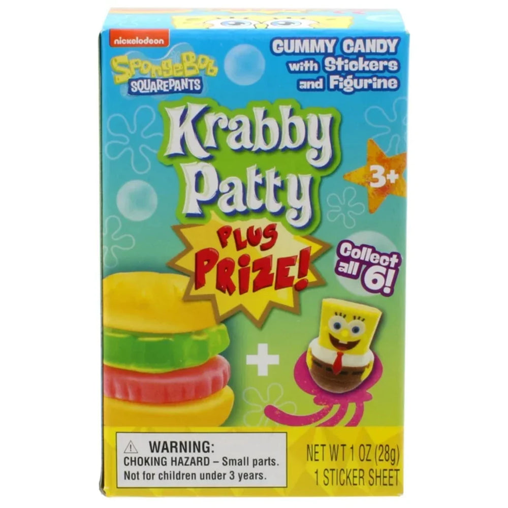 SpongeBob Krabby Patties Gummy Plus Prize 28g