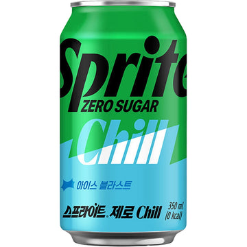 Sprite Zero Chill (South Korea) 350ml Best Before May 2026
