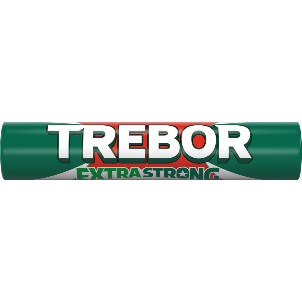 Trebor Extra Strong Peppermint Mints Roll 41.3g BEST BEFORE OCTOBER 2025