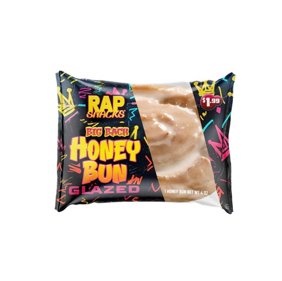 Rap Snacks Big Back Honey Bun Glazed 113g