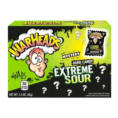 Warheads Mystery Hard Candy Extreme Sour Theatre Box 42g