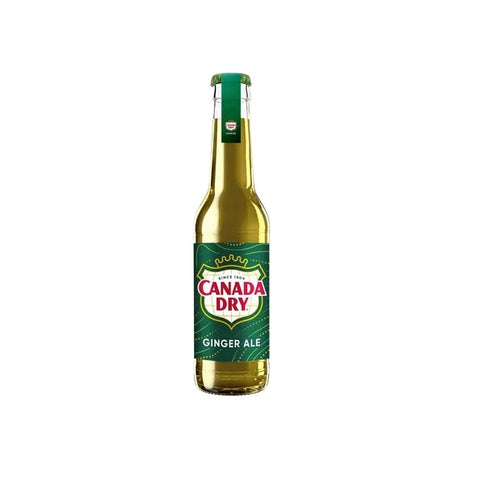 Canada Dry Ginger Ale Glass Bottle 275ml