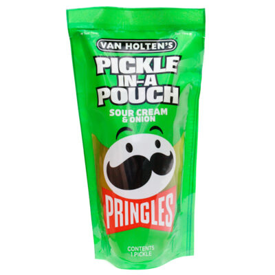 Van Holten's Pickle in a Pouch Pringles Sour Cream and Onion