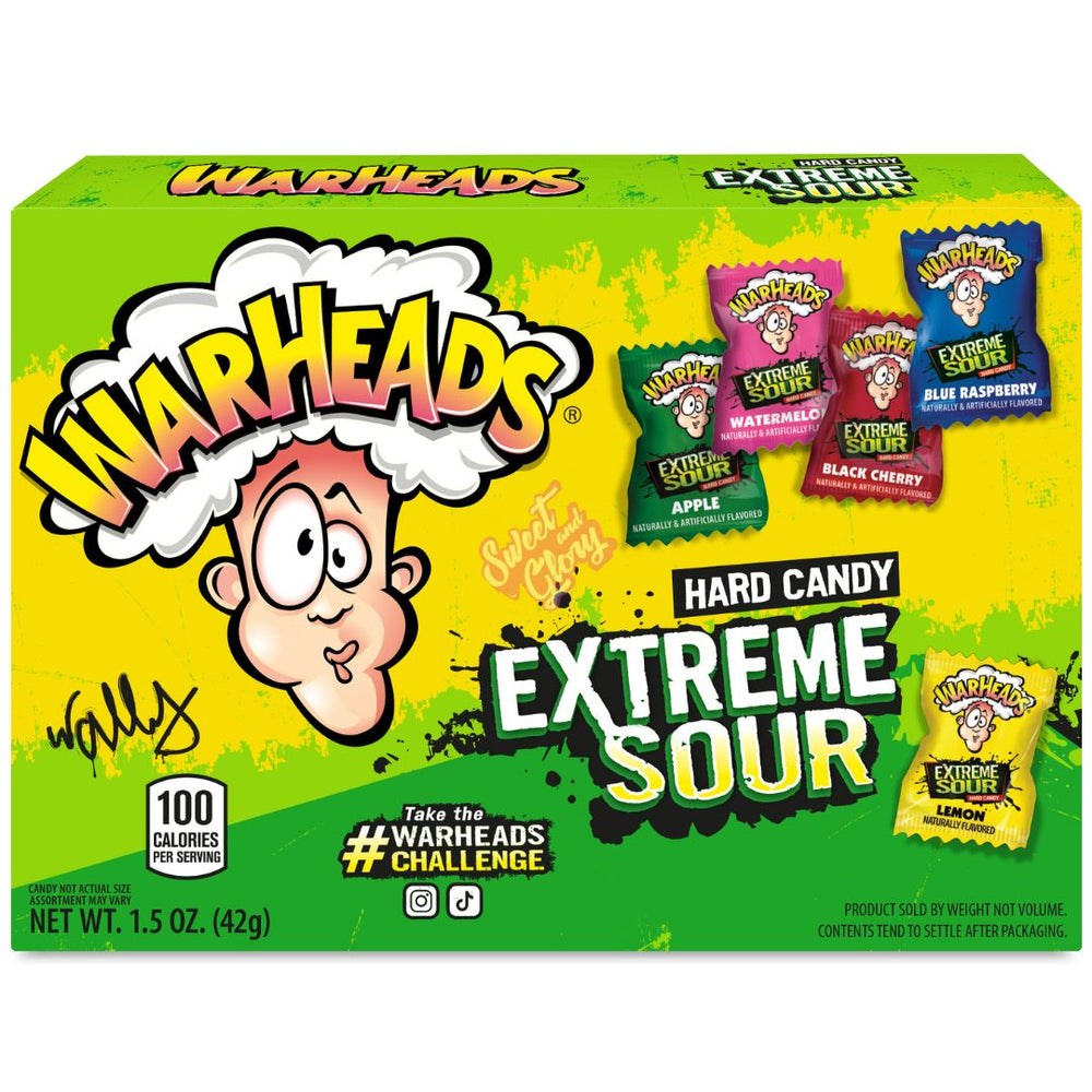 Warheads Hard Candy Extreme Sour Theatre Box 43g