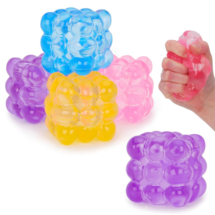 Squishy Bubble Cube Squeeze Toy