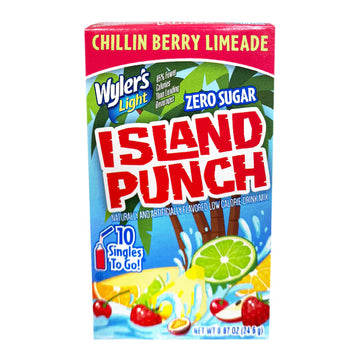Wyler's Light Chillin Berry Limeade Island Punch 24.6g
