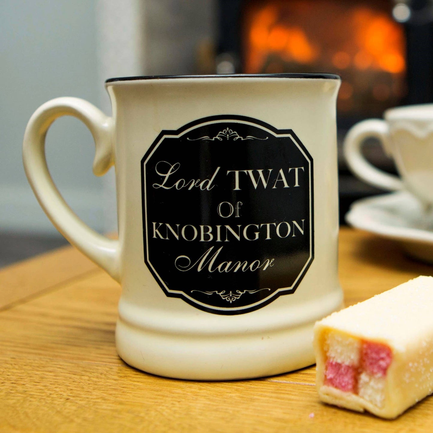 
                  
                    Lord Twat Novelty Mug – Funny Knobbington Manor Gift Mug
                  
                