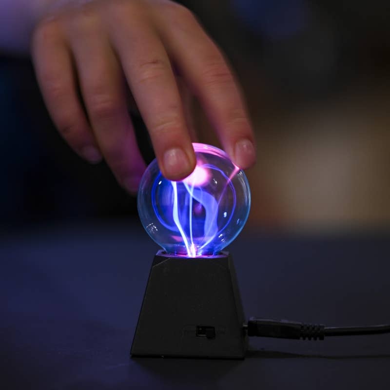 
                  
                    Science Museum Mini Plasma Ball 3" – USB Touch & Sound Reactive Lightning Globe
                  
                