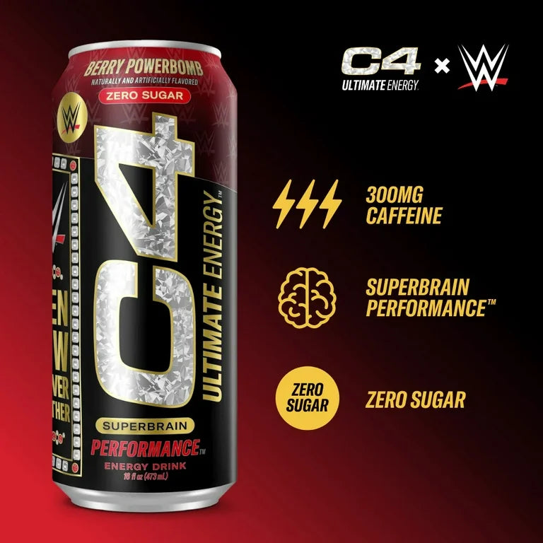 C4 Ultimate WWE Berry Powerbomb 473ml