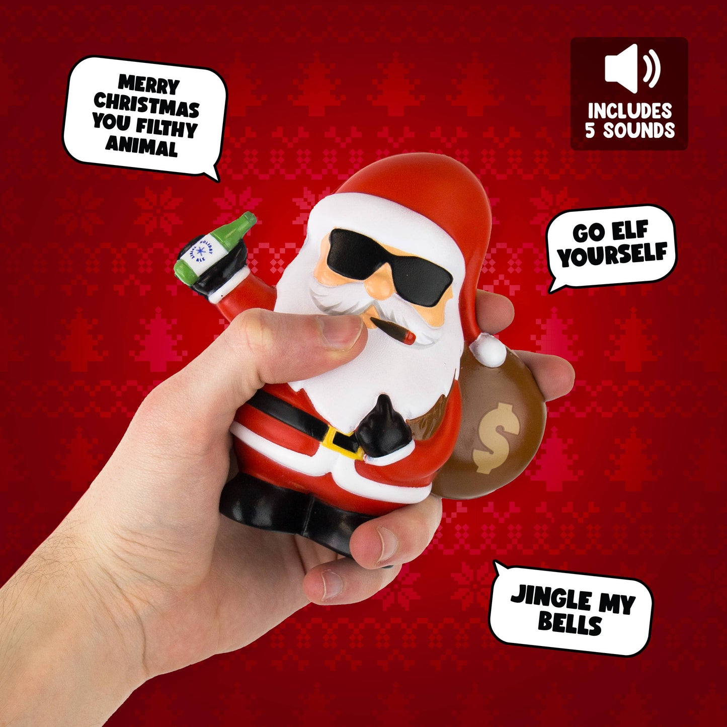 
                  
                    Bad Santa Talking Stress Reliever Novelty Gift
                  
                