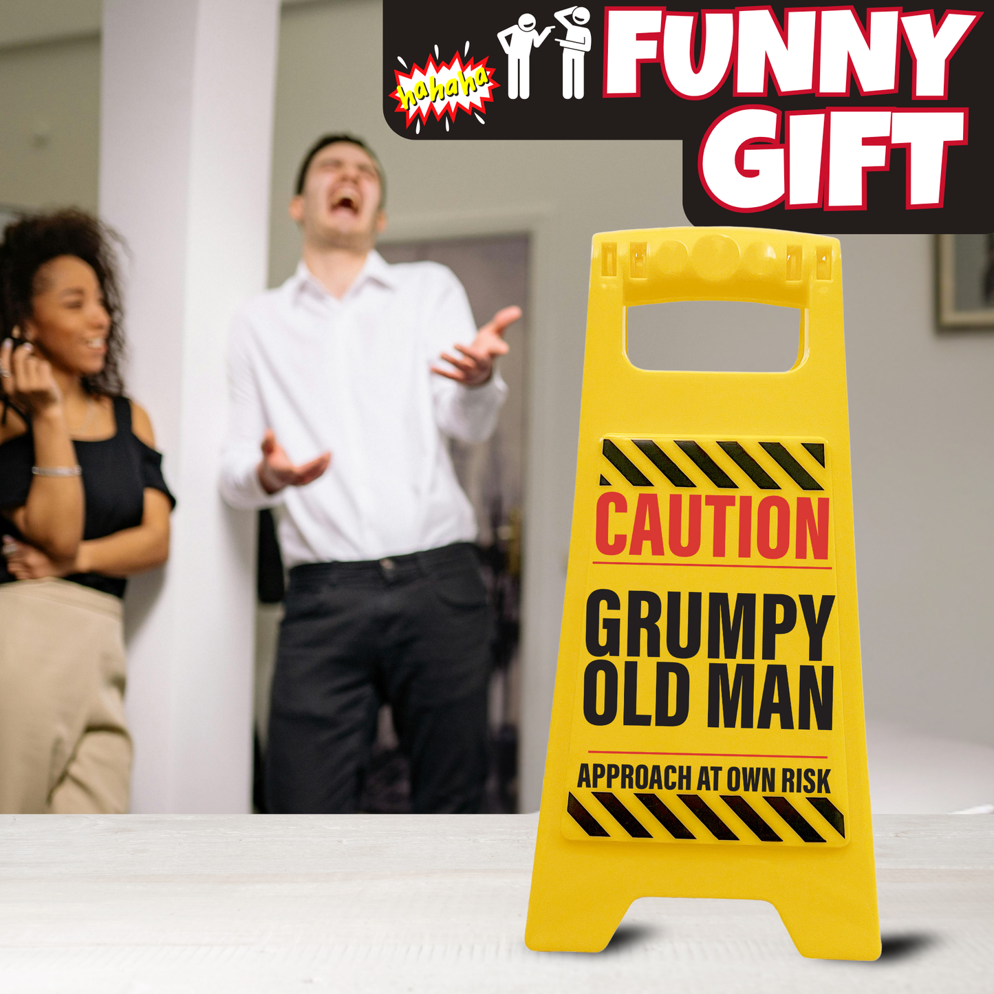 
                  
                    Caution Grumpy Old Man Novelty Warning Sign – Funny Gift for Dad & Grandad
                  
                