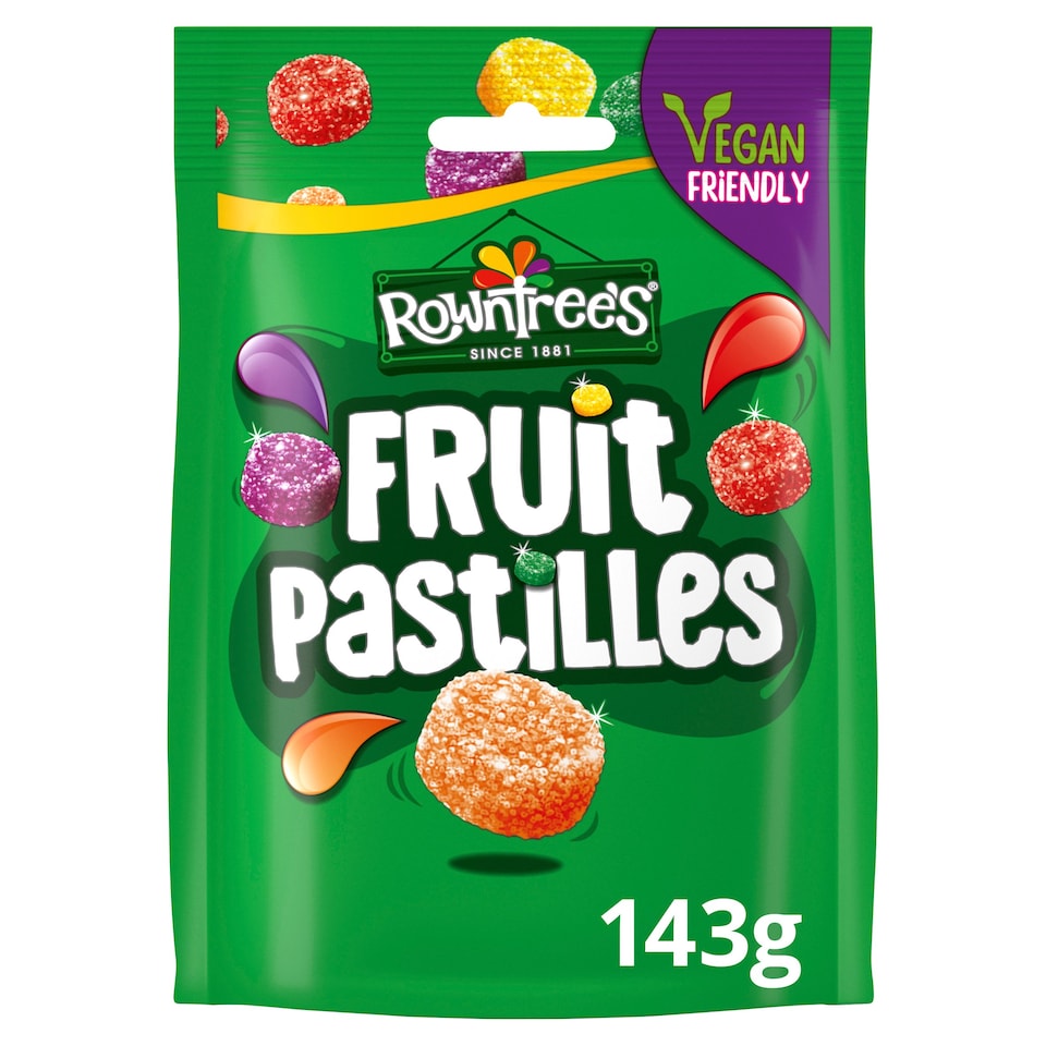 Rowntree's Fruit Pastilles Sweets Sharing Bag (143g) Best Before  November 2025