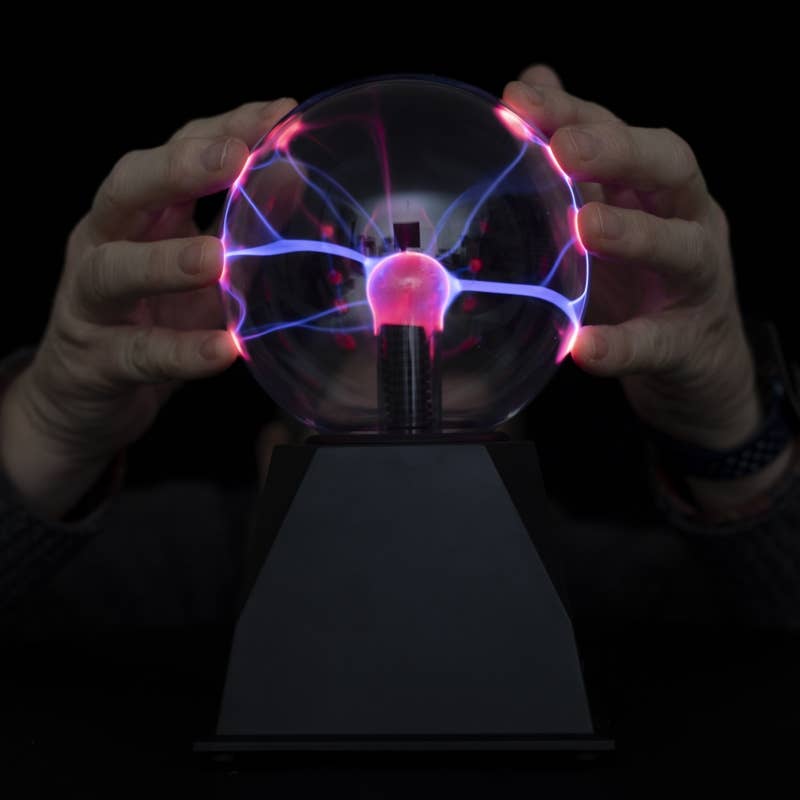 
                  
                    Science Museum Plasma Ball 5" – USB Touch & Sound Reactive Lightning Globe
                  
                
