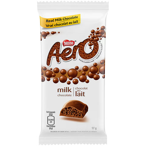 Nestle Aero Milk Chocolate 97g CA