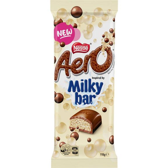 Aero Milkybar (Australia) 118g - Candy Mail UK