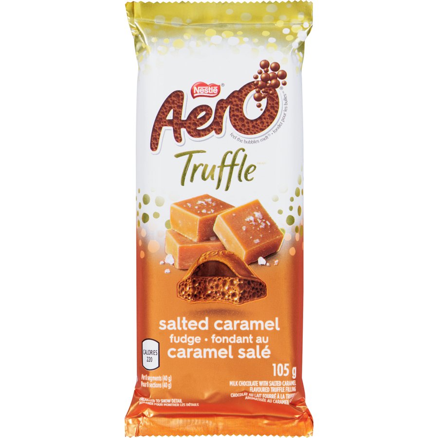 Aero Truffle Salted Caramel (Canada) 105g - Candy Mail UK