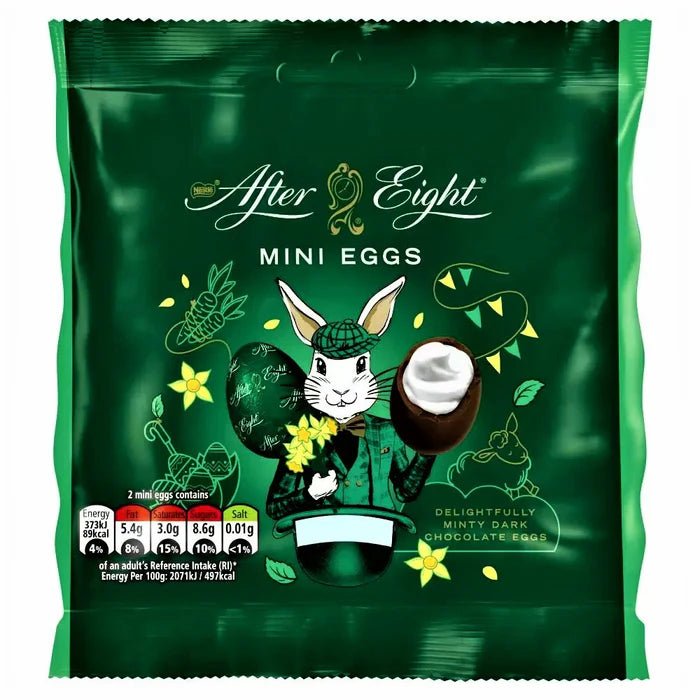 After Eight Dark Mint Chocolate Mini Eggs Sharing Bag 81g - Candy Mail UK