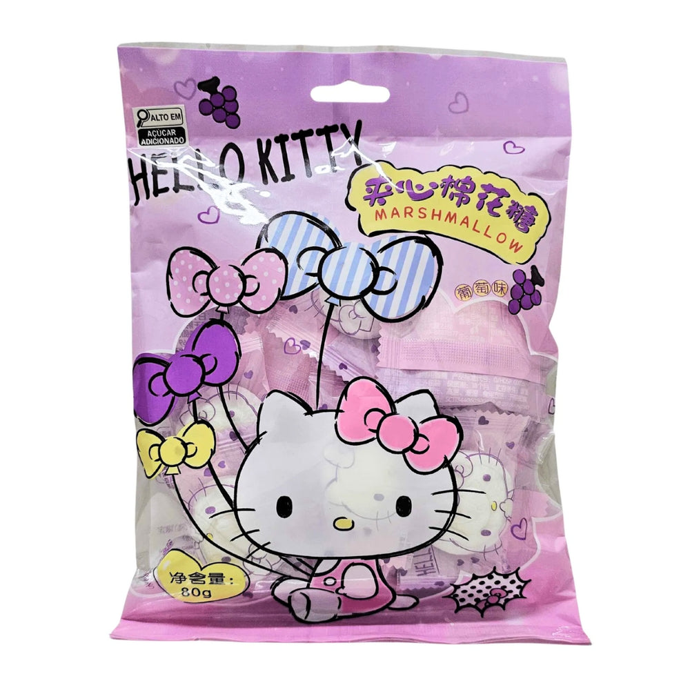 Hello Kitty Marshmallows with Grape Filling 80g