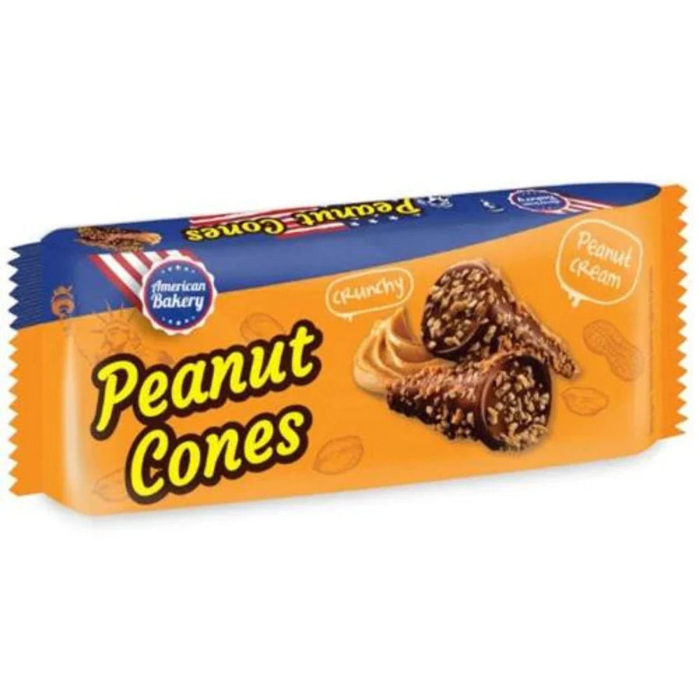 American Peanut Cones 112g - Candy Mail UK