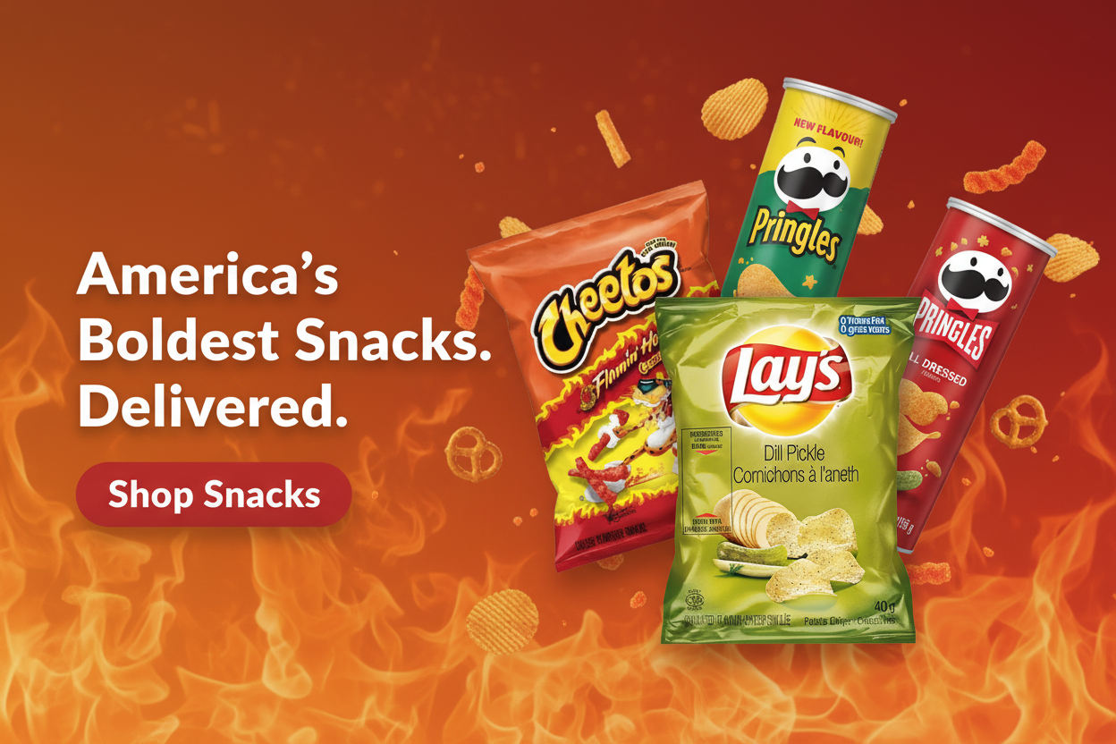 American Snacks Desktop Banner