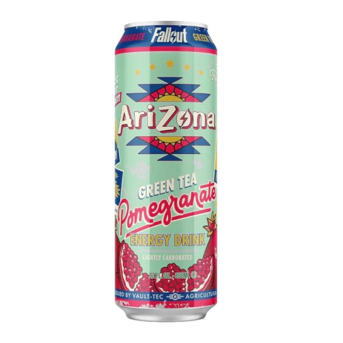 Arizona 'Fallout' Green Tea Pomegranate 650ml - Candy Mail UK