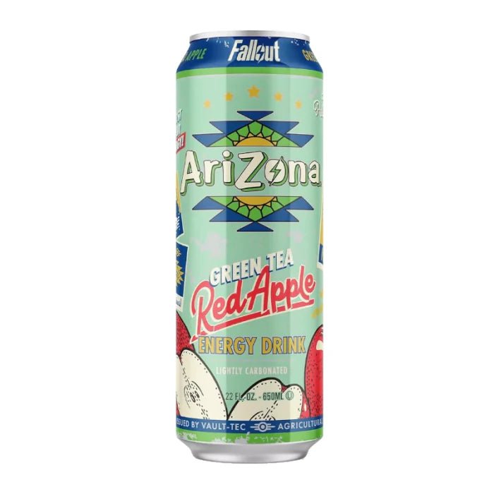 Arizona 'Fallout' Green Tea red Apple 650ml - Candy Mail UK