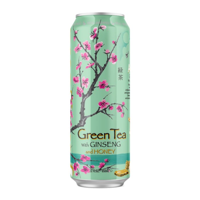 Arizona Green Tea with Ginseng and Honey 650ml - Candy Mail UK