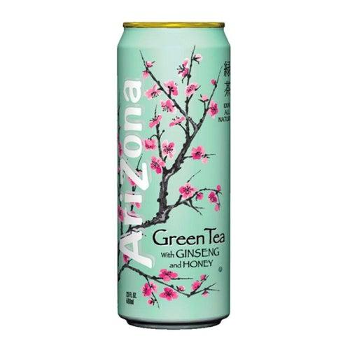 Arizona Green Tea with Ginseng and Honey 680ml (Damaged Can) - Candy Mail UK