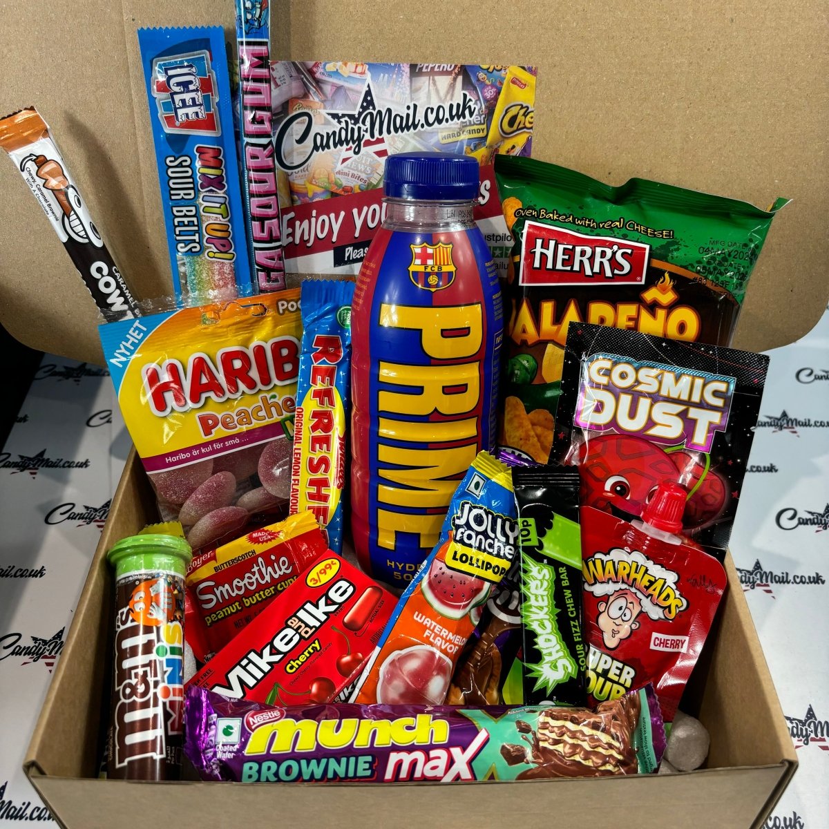 Barcelona Prime + Candy Mystery Box - Candy Mail UK