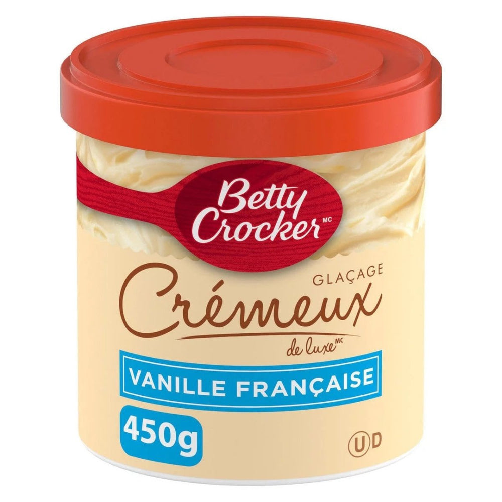 Betty Crocker Creamy Deluxe Frosting French Vanilla (Canada) 450g - Candy Mail UK