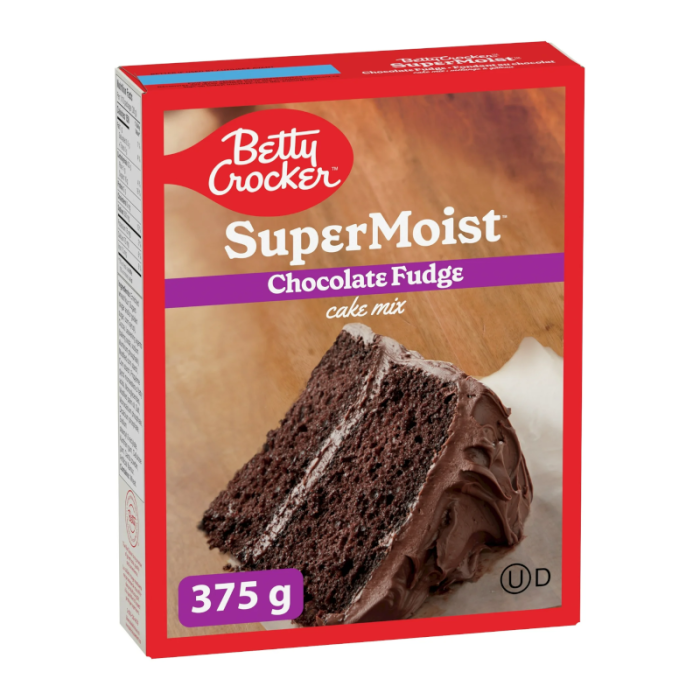 Betty Crocker Super Moist Chocolate Fudge Cake Mix – 432g (Canada)