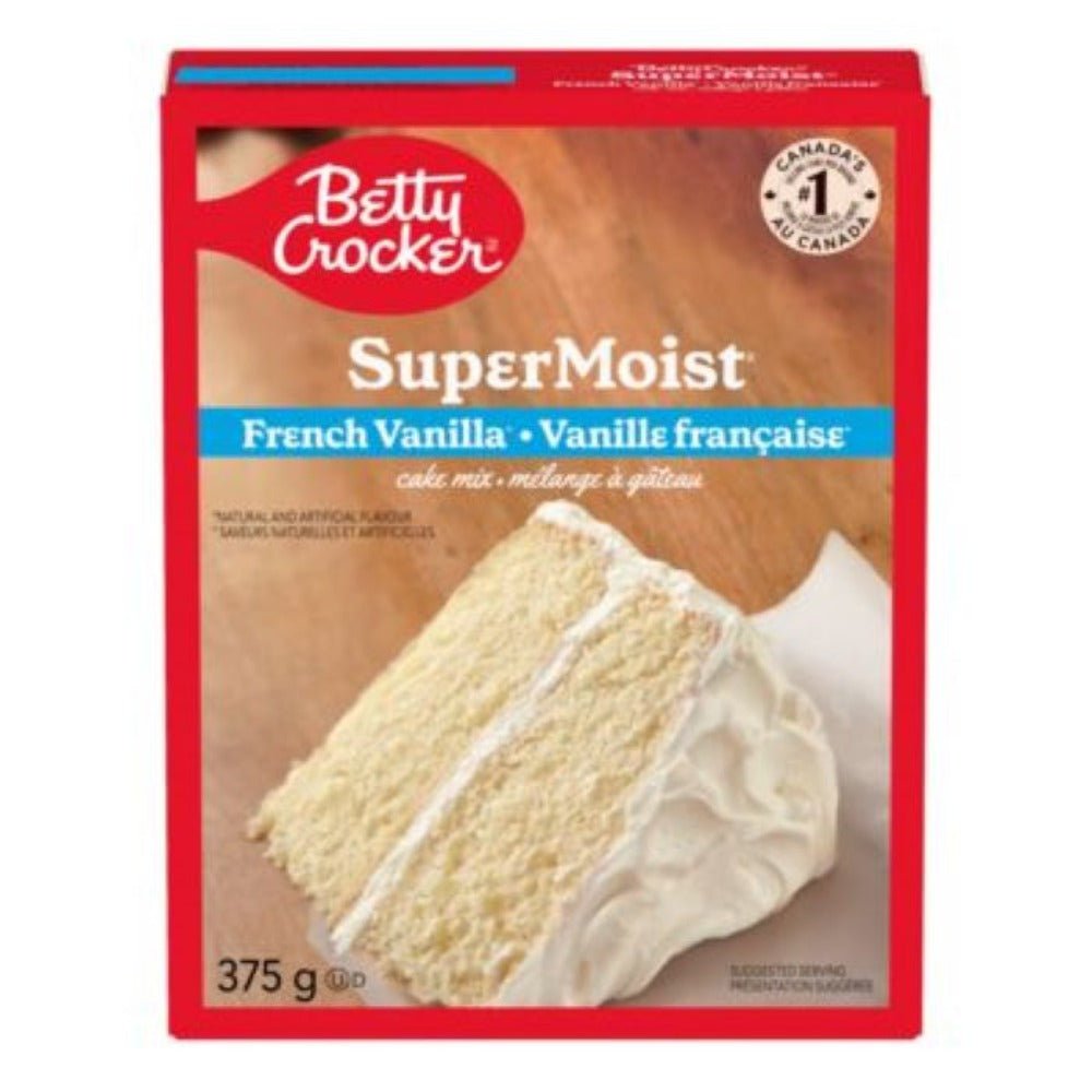 Betty Crocker Super Moist French Vanilla Cake Mix (Canada) 375g - Candy Mail UK